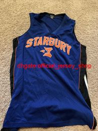 New Starbury #3 Basketball Jersey Adult rge Blue Orange Stephen Marbury basketball Jerseys