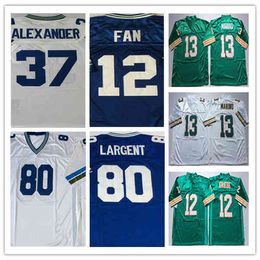 Mens Vintage Ncaa Football Jersey 13 Dan Marino 37 Shaun Alexander 80 Steve Largent 12 Fan 12 Bob Griese 39 Larry Csonka Cortez Kennedy