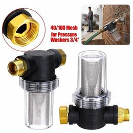 40100 Mesh Garden Hose Philtre Attachment for Pressure Washers Pump Inlet 34" Connector Accessories Y200106