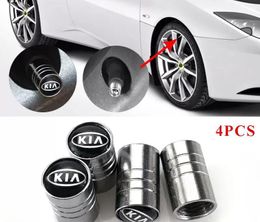 Car Wheel Tyre Valves Emgrand Emblem Badge for Kia rio ceed sportage cerato soul k2 Tyre Stem Air Caps Car Styling Auto sticker