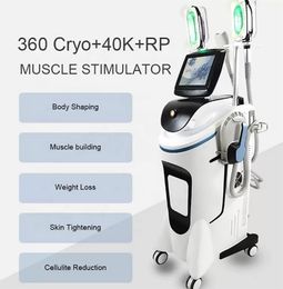 2024 EMSLIM CRYO 2 in 1 slimming machine HI-EMT Muscle Sculpting Muscle Trainer 40K RF cryolipolysis fat freeze body shaping beauty salon equipment