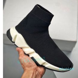 2022-Männer Frauen Socke Schuhe Designer Casual Original Slip-On Schwarz Weiß Rot Grün Trainer Sneakers Stiefel kleid