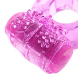 Cock Penis Ring Vibrator Silicone Rubber Male Products Strong Vibration Delay Ejaculation For Men Adult sexy Toy