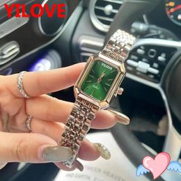 Luxury Brand Top Women Rectangle Watch Designer High Quality 316L Stainless Steel Quartz Clock Ladies Diamond Watches Christmas Gift Montre Luxury