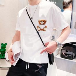 Designer Tops Summer Men's and Women's T-shirt Loose Fashion shirt casual shirt Luxury clothing Street sleeve Blouse Outfits Cotton Coats S-4XL