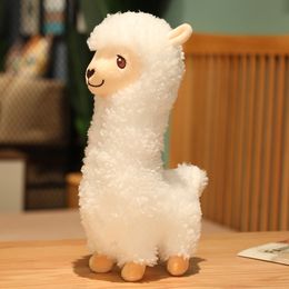 Factory Wholesale 2 Colors 13 Inch 33cm Alpaca Doll Pillow Plush Toy Cute Lamb Dolls Children's Gift