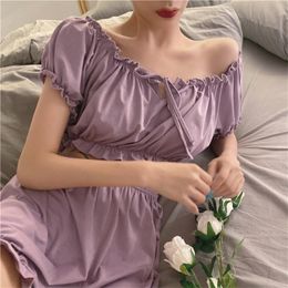 QWEEK Kawaii Room Wear Girls Women Summer Pajamas with Shorts Sleepwear Pijamas 2 Piece Set Nightwear Fairy Grunge Pyjamas 220329