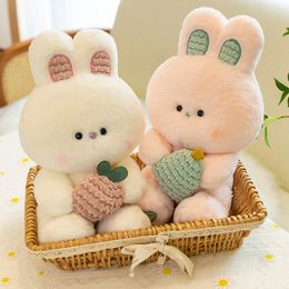 New Rabbit Plush Toy Doll Cute Fruit Bunny Doll Small Pillow