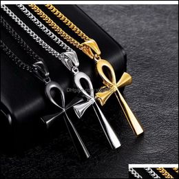 Pendant Necklaces Prettycrosses For Women Luxury Jewelry Hip Hop Long Chain Necklace Mens Vipjewel Drop Delivery 2021 Pendant Vipjewel Dhvgb