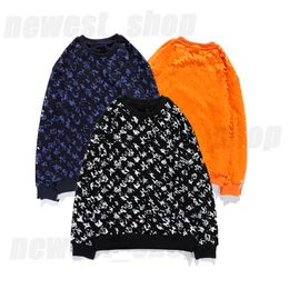 Designer de luxo masculino hoodies clássico geometria impressão pulôver camisolas manga longa com capuz algodão casual roupas jumper
