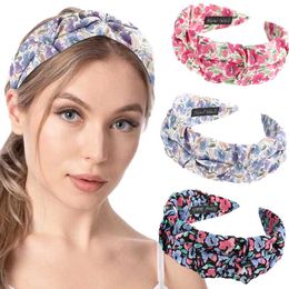 Printing Pleated Wide Bezel Hair Bands Hair Hoop For Women Summer New Headband Hairbands Fashion Hair Accessories