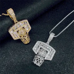 Pendant Necklaces Nisin Skull Punk Crystal Shiny Delicate Necklace Gold Ladies Hip Hop Stone Party Jewelry PersonalPendant NecklacesPendant