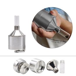 Crusher with Glass Bottle Snuff Snorter Smoking Accessories