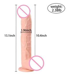 Nxy Dildos Artificial Penis Masturbation Inverted Model Women s Sexual Stimulation Tease Super Large Arm Massage Vibrator 0316