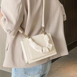 fashion shoulder bag Folding belt design women handbag Hand-held or slung