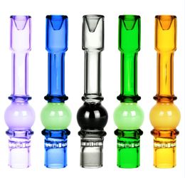 Vintage 5inch Premium Quality One Hitter Glass Pipe hookah bong can put customer logo by DHL UPS