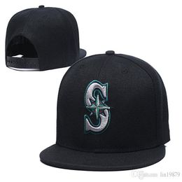 Mariners S letter Baseball Caps gorras for men women fashion hip hop bone brand hat summer sun casquette Snapback Hats276w Sannm