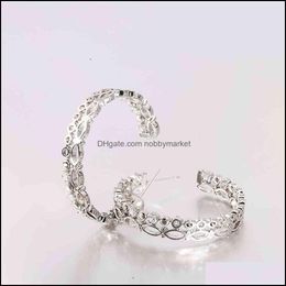 Charm Earrings Jewelry Xuqian Large Pierced Mk Gold Hoop Zircon Drop Delivery 2021 Vhsu4