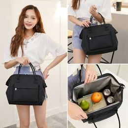 Eco Waterproof Ox Tote Lunch Bags For Women Thermal Insulation Sac A Main Box Food Lonchera Y200429