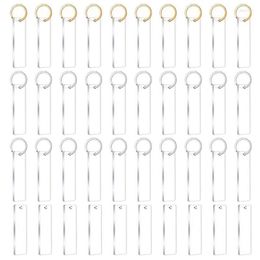 Keychains 40Pieces Blanks Song Key Chain Acrylic Blank Transparent Discs N0HE Smal22