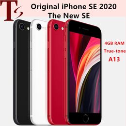 Original Apple iPhone SE 2020th SE2 IOS Cell Phones Unlocked 4.7'' A13 Bionic 3G RAM 64/128GB ROM Hexa Core 4G LTE Mobile Phone 6pcs