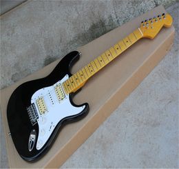 usa electric guitars Australia - 2022 New Arrival Stratocaster made in usa 6 string black HSH Electric Guitar custom body