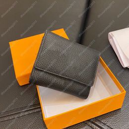Luxury Brand Clutch Bags Black Practical Wallets Women Letters Purse Men Leather Wallet Coin Purses Classic Card Holders