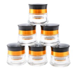 metal can crusher UK - Metal Tobacco Smoking Herb Grinder Accessories 63mm Aluminium Alloy With glass Jar Container Cans Crusher Abrader Grinders