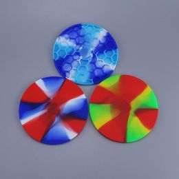 6mm thickness round silicone mats non-stick silicone baking mat crush for dry oven