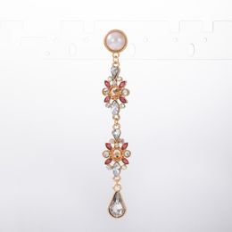 Colorful Shiny Crystal Stone Drop Earrings for Women Flowers Water Drop Wing Geometric Dangle Earrings Jewelry pendiente