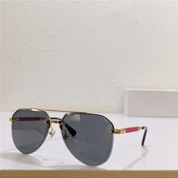 New fashion design sunglasses 78WS metal half frame pilot cut lens popular and simple style versatile outdoor uv400 protection glasses top quality