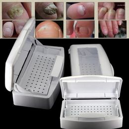 Nail Art Equipment Steriliser Tray Box Sterilising Clean Salon Manicure Implement Tool Prud22