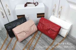 Factory Sale 2024 Direct Fashion g Seri Single Shoulder Msenger Hand Chain 7712 Designer Bag