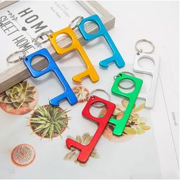 1PCS No Touch Door Opener Non-contact Bottle Opener Stylus Pad Outdoor Multifunctional Anti Touch Tools