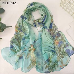 -Green Grass Mulheres elegantes chiffon georgette bandana lenço de verão Protele solar hijab fino 220704