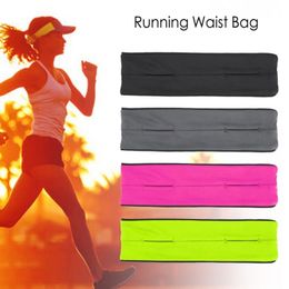 Running Waist Pouch Belt Women Men Fanny Pack Multifunction Invisible Bag Portable Outdoor Travel Sports 220520