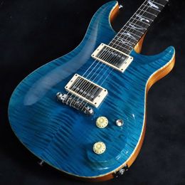 GIFFIN Standard 6 String Bird Inlay Blue Electric Guitar