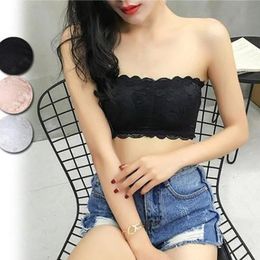 Bustiers & Corsets Women Sexy Tube Tops Ladies Solid Colour Strapless Strap Women's ClothingBustiers