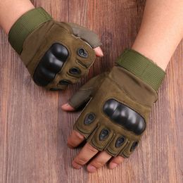 Fingerless Gloves Half Finger Men s Outdoor Sports Shooting Hunting Airsoft Motorcycle Cycling Military Tactical 220624
