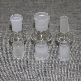 Glass Drop Down Adaptor for hookahs glass converter adapters 14mm 18mm male to female adapter pipe