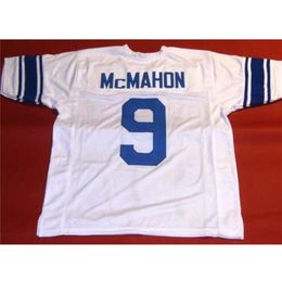 Mit Men Youth women Vintage CUSTOM BRIGHAM YOUNG COUGARS #9 JIM McMAHON Football Jersey size s-4XL or custom any name or number jersey