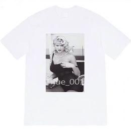 21ss Anna Nicole Smith Tee Photos Summer Limited Box High End Designer Street T-shirts Breathable Popular Casual Men Women Couples Simple Short Sleeve TJAMTX130