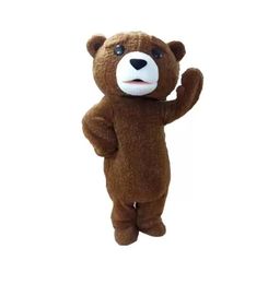 High quality tedy costume adult fur teddy bear mascot costume