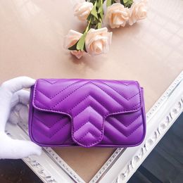 Pleated bags Mini shoulder bag wallets Women luxury Chain Cross body Genuine Leather Thread Handbag Designers Messenger Bags purse