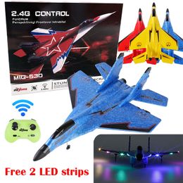 FX 620 SU 35 2 4G RC Aeroplane Drone Foam Glider Fixed Wing Remote Control Outdoor Electric Toys for Children 220713