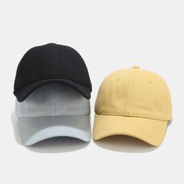 Four Season Hat Unisex Casual Baseball Cap Men Fashion Solid Color Women Summer Sports Sun Adult Couple Peaked