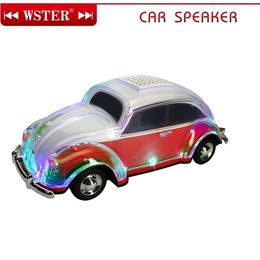 Car Model Bluetooth speaker Crystal Light Speakers Retro Taxi Speaker WS1937