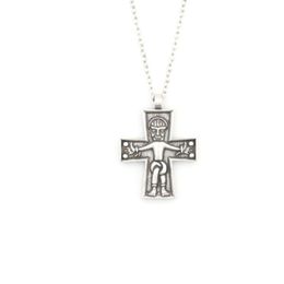 Chains SanLan Necklace Pendant Choker Old Style Cross Gift For Men Or WomenChains