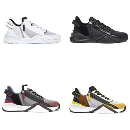 Herren Flow Sneakers Designer-Schuhe Damen Nylon Runner Trainer Top Wildleder Low-Cut-Schuhe Schwarz Weiß Slip-on Freizeitschuh 259