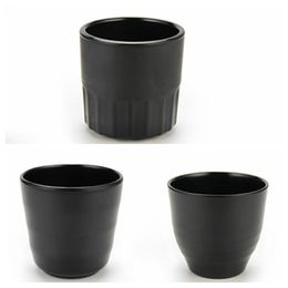 Creative Melamine black frosted plastic water cup Japanese and Korean style Hotel Tea Coffee Cups easy to clean LK235
